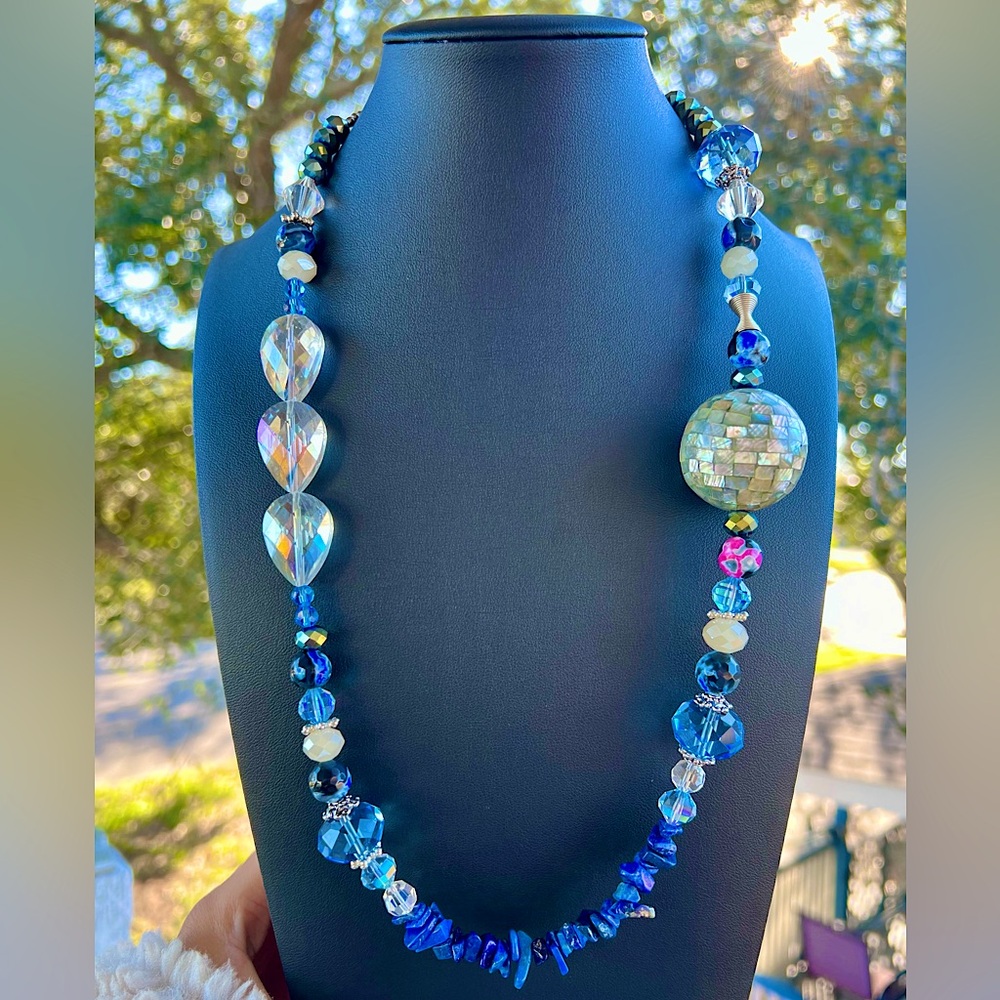 Hand Crafted Artisan Necklace✨ Disco Diva
